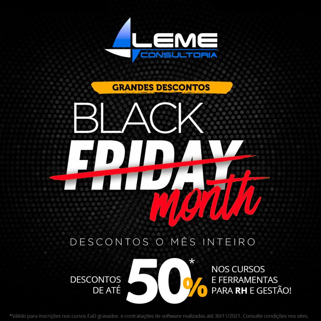 Black November da Leme - Melhor do que uma black friday é o mês inteiro de promoções!